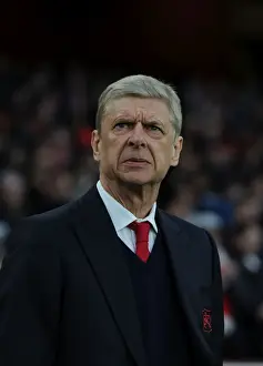 Arsenal V Leicester City 2016-17 Prints: Arsene Wenger's Unwavering Determination: Arsenal vs Leicester City