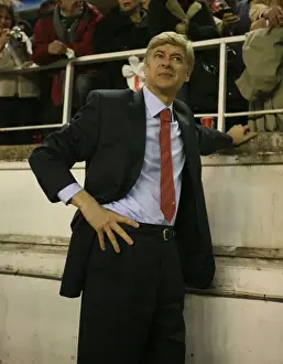 Seville V Arsenal 2007-8 Prints: Arsene Wenger's Victory: Arsenal's 3-1 Triumph Over Sevilla in the UEFA Champions League