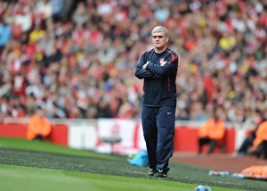 Arsenla assistant manager Pat Rice. Arsenal 1:2 Aston Villa, Barclays Premier League Arsenla assistant manager Pat Rice. Arsenal 1:2 Aston Villa, Barclays Premier League