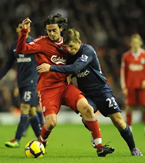 Liverpool V Arsenal 2009-10 Prints: Arshavin Outshines Aquilani: Arsenal's 2-1 Victory Over Liverpool, 2009