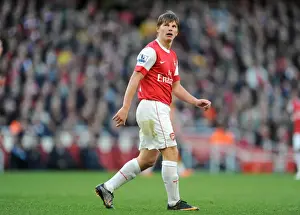 Arsenal V Wolverhampton Wanderers 2010-11 Prints: Arshavin Scores Duo as Arsenal Triumphs 2:0 over Wolverhampton in Premier League