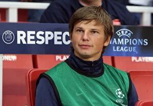Images Dated 26th August 2009: Arshavin Shines: Arsenal's 3:1 Victory Over Celtic in the UEFA Champions League Qualifier