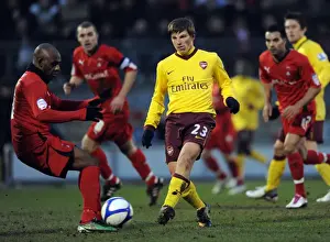 Leyton Orient V Arsenal - FA Cup 2010-2011 Prints: Arshavin vs. Forbes: Leyton Orient Holds Arsenal in FA Cup Showdown