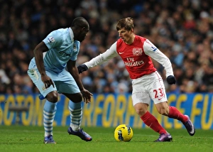 Manchester City V Arsenal 2011-12 Prints: Arshavin vs. Richards: Manchester City vs. Arsenal, Premier League Showdown (2011-12)