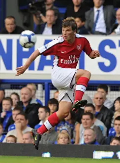 Everton V Arsenal 2009-10 Prints: Arshavin's Dominance: Andrey Arshavin Scores Three in Arsenal's 1:6 Victory over Everton