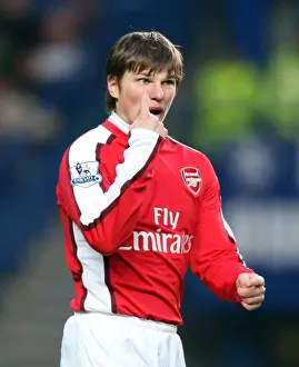 Chelsea V Arsenal 2009-2010 Prints: Arshavin's Struggle at Stamford Bridge: Arsenal's 2-0 Defeat in the Barclays Premier League