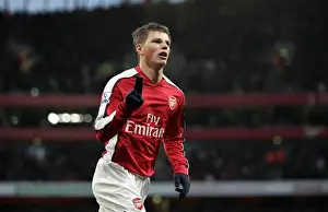 Arsenal V Stoke City 2009-10 Prints: Arshavin's Stunner: Arsenal's First Goal vs Stoke City in the Premier League (5-12-09)