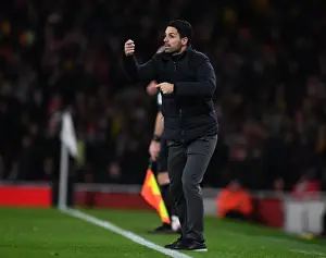 Arsenal V Liverpool 2021-22 Prints: Arteta vs. Klopp: A Premier League Showdown - Arsenal vs. Liverpool: The Managerial Battle