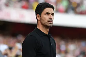 Arsenal V Manchester United 2023-24 Prints: Arteta's Premier League Showdown: Arsenal vs Manchester United (2023-24) - Battle at the Emirates