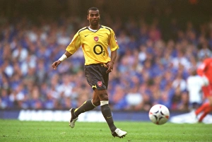 Chelsea V Arsenal - Comm Shield 2005-06 Prints: Ashley Cole in Action: Arsenal vs. Chelsea at FA Community Shield, 2005