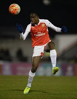 Images Dated 23rd March 2016: Asisat Oshoala in Action: Arsenal Ladies vs. Reading FC Women, WSL 1 (March 2016)
