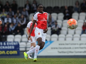 Arsenal Ladies V Notts County Ladies 3rd April 2016 Prints: Asisat Oshoala Scores the Decisive Penalty