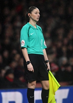Arsenal V Watford 2016-17 Prints: Assistant Referee Sian Massey-Ellis at Arsenal vs. Watford, Premier League 2016-17