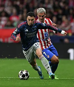 Atletico Madrid V Arsenal Champ Lge 1/2 Final 1st Leg 2025-26 Prints: Atletico de Madrid v Arsenal FC - UEFA Champions League 2025/26 Semi Final First Leg