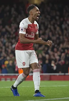 <b class=qtipBold><figcaption>Aubameyang 1st goal 9 181022WAFC</figcaption></b><br><em>© Alan Walter</em> Aubameyang 1st goal 9 181022WAFC
