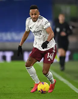 Brighton And Hove Albion V Arsenal 2020-21 Prints: Aubameyang in Action: Arsenal vs. Brighton & Hove Albion, Premier League 2020-21