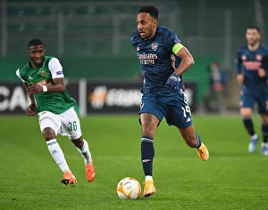 Aubameyang in Action: Arsenal vs Rapid Vienna, UEFA Europa League 2020-21