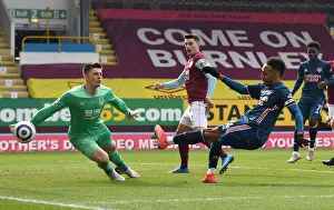 Aubameyang Faces Off Against Pope: Burnley vs. Arsenal, Premier League 2021 (Behind Closed Doors)