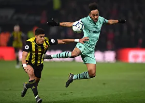 Aubameyang Fouls by Masina: Watford vs. Arsenal, Premier League 2018-19