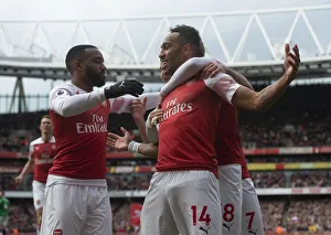 Arsenal v Brighton & Hove Albion 2018-19 Gallery: Aubameyang goal 5 190505WAFC
