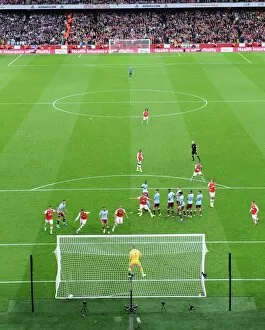 Arsenal v Aston Villa 2019-20 Collection: Aubameyang goal 6 190922PAFC