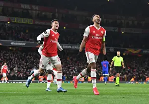 Aubameyang and Martinelli's Thrilling Europa League Goal Celebration for Arsenal