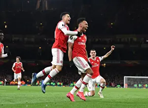 Aubameyang and Martinelli's Thrilling Europa League Goal Celebration for Arsenal