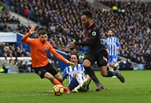Aubameyang Outmaneuvers Schelotto and Ryan: Brighton vs Arsenal, Premier League 2017-18