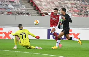 Arsenal V SL Benfica 2020-21 Prints: Aubameyang Scores: Arsenal Tops Benfica in Europa League Clash