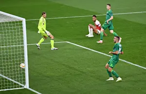 Arsenal V FC Vorskla Poltava 2018_19 Prints: Aubameyang Scores: Arsenal Triumphs in Europa League Clash against Vorskla Poltava
