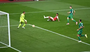 Arsenal V FC Vorskla Poltava 2018_19 Prints: Aubameyang Scores: Arsenal Wins Europa League Match vs. Vorskla Poltava