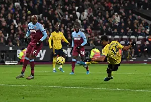 Aubameyang Scores Arsenal's Third Goal: West Ham United vs Arsenal FC, Premier League 2019-20