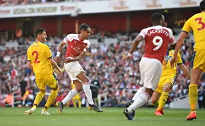 Arsenal V Crystal Palace 2018-19 Prints: Aubameyang Scores Arsenal's Second Goal Against Crystal Palace (2018-19)