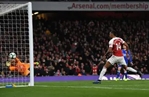 Aubameyang Scores Arsenal's Second Goal Against Leicester City (2018-19)