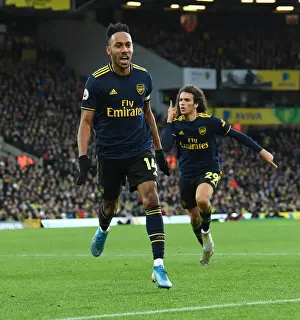 Aubameyang Scores Arsenal's Second Goal: Norwich City vs Arsenal (Premier League 2019-20)