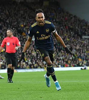 Aubameyang Scores Arsenal's Second Goal vs Norwich City (December 2019)