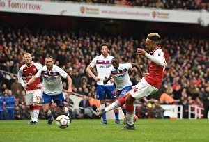 Arsenal V Stoke City 2017-18 Prints: Aubameyang Scores Brace: Arsenal v Stoke City, Premier League 2017-18