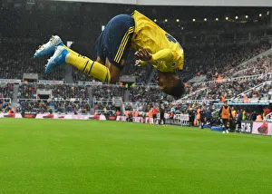 Newcastle United V Arsenal 2019-20 Prints: Aubameyang Scores the Opener: Newcastle United vs. Arsenal FC, 2019-20 Premier League