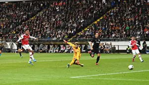 Eintracht Frankfurt V Arsenal 2019-20 Prints: Aubameyang Scores Third: Arsenal's Europa League Victory over Eintracht Frankfurt