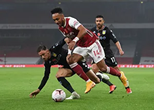 Aubameyang vs. Cash: Intense Battle in Arsenal vs. Aston Villa Premier League Clash