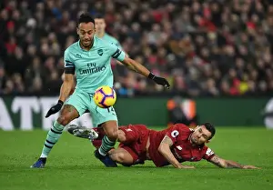 Aubameyang vs. Lovren: A Premier League Rivalry Ignites at Anfield