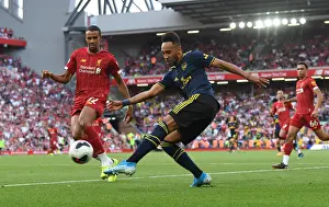 Aubameyang vs. Matip: Intense Moment at Anfield - Liverpool vs. Arsenal, 2019-20 Premier League
