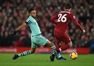 Aubameyang vs Robertson: Intense Battle at Anfield - Premier League 2018-19