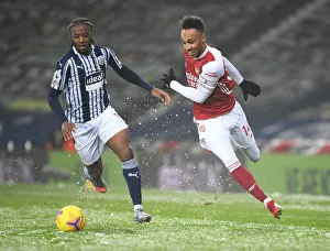 Aubameyang vs Sawyers: Intense Face-Off in Arsenal's Premier League Battle at West Bromwich Albion (2020-21)