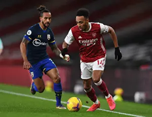 Arsenal V Southampton 2020-21 Prints: Aubameyang vs. Walcott: Intense Rivalry Unleashed in Arsenal vs