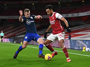 Arsenal V Southampton 2020-21 Prints: Aubameyang vs Ward-Prowse: Battle of Midfield Masters in Arsenal vs Southampton Premier League Clash (December 2020)
