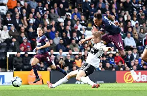 Fulham V Arsenal 2018-19 Prints: Aubameyang's Brace: Arsenal Crushes Fulham 5-1 in Premier League
