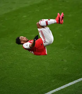 Arsenal V Everton 2019-20 Prints: Aubameyang's Brace: Arsenal's Win Against Everton in Premier League (23 February 2020)