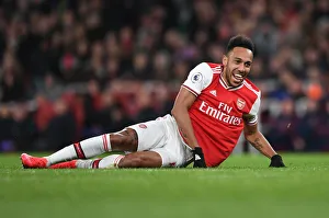 Arsenal V Everton 2019-20 Prints: Aubameyang's Brilliant Performance: Arsenal vs. Everton (2019-20)