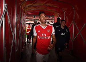 Arsenal V West Ham United 2019-20 Prints: Aubameyang's Emotional Reaction: Arsenal's Dramatic Win Against West Ham United